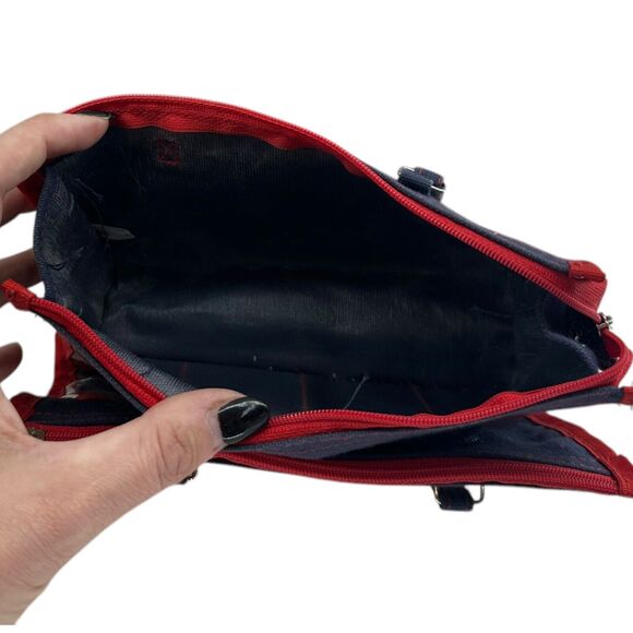 2007 Sanrio Smiles Hello Kitty Rorry Bear Rabbit Navy Red Art Supply Pouch Bag - Picture 10 of 13